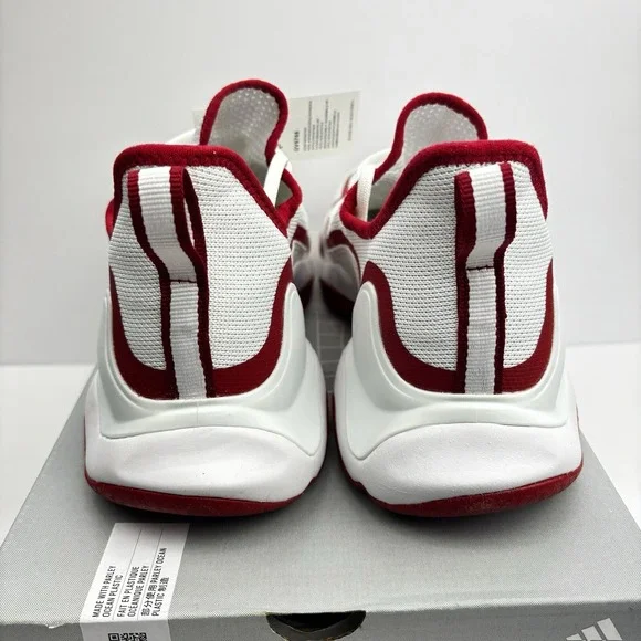 Adidas Impact FLX Men's US 10.5/Women's 11.5 White/Red Training Athletic Sneaker